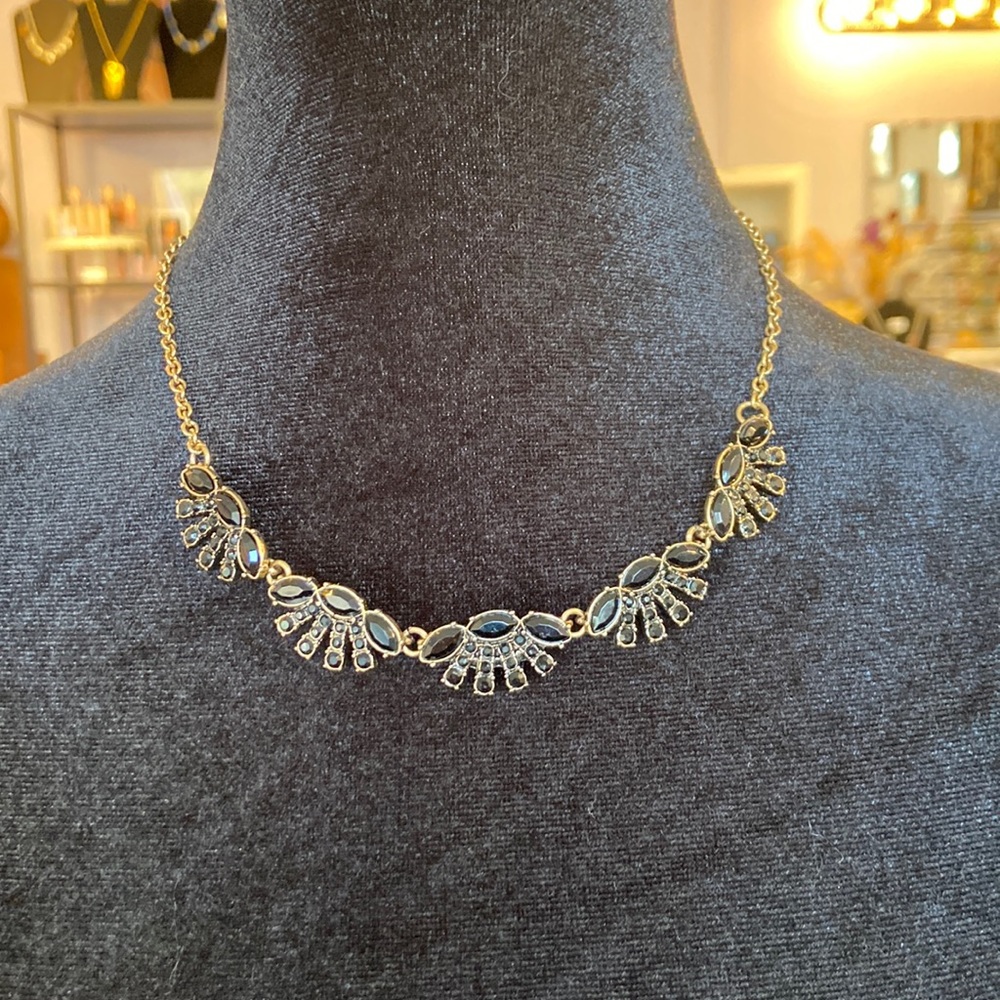 Brand New! Black Rhinestone Necklace